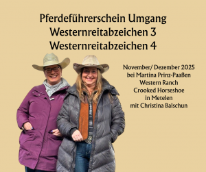 Pferdeführerschein Umgang Westernreitabzeichen 3 Westernreitabzeichen 4 (1)